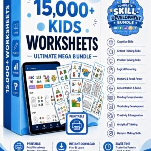 Kids Worksheets Bundle